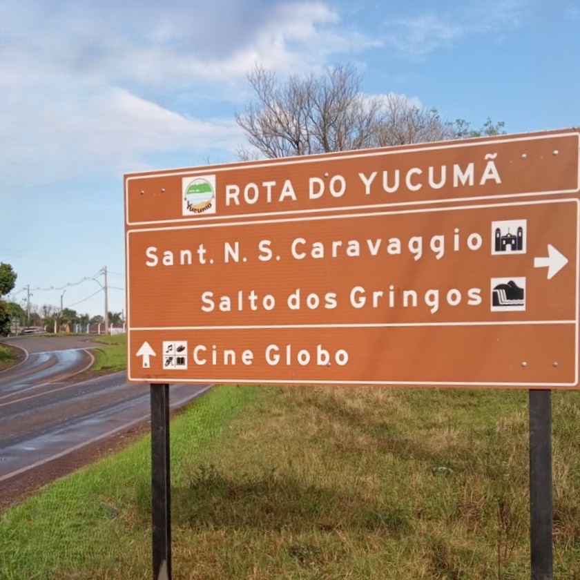 Foto relacionada à notícia: ROTA DO YUCUMÃ INICIA INSTALAÇÃO DAS PLACAS DO PROJETO REGIONAL DE SINALIZAÇÃO TURÍSTICA