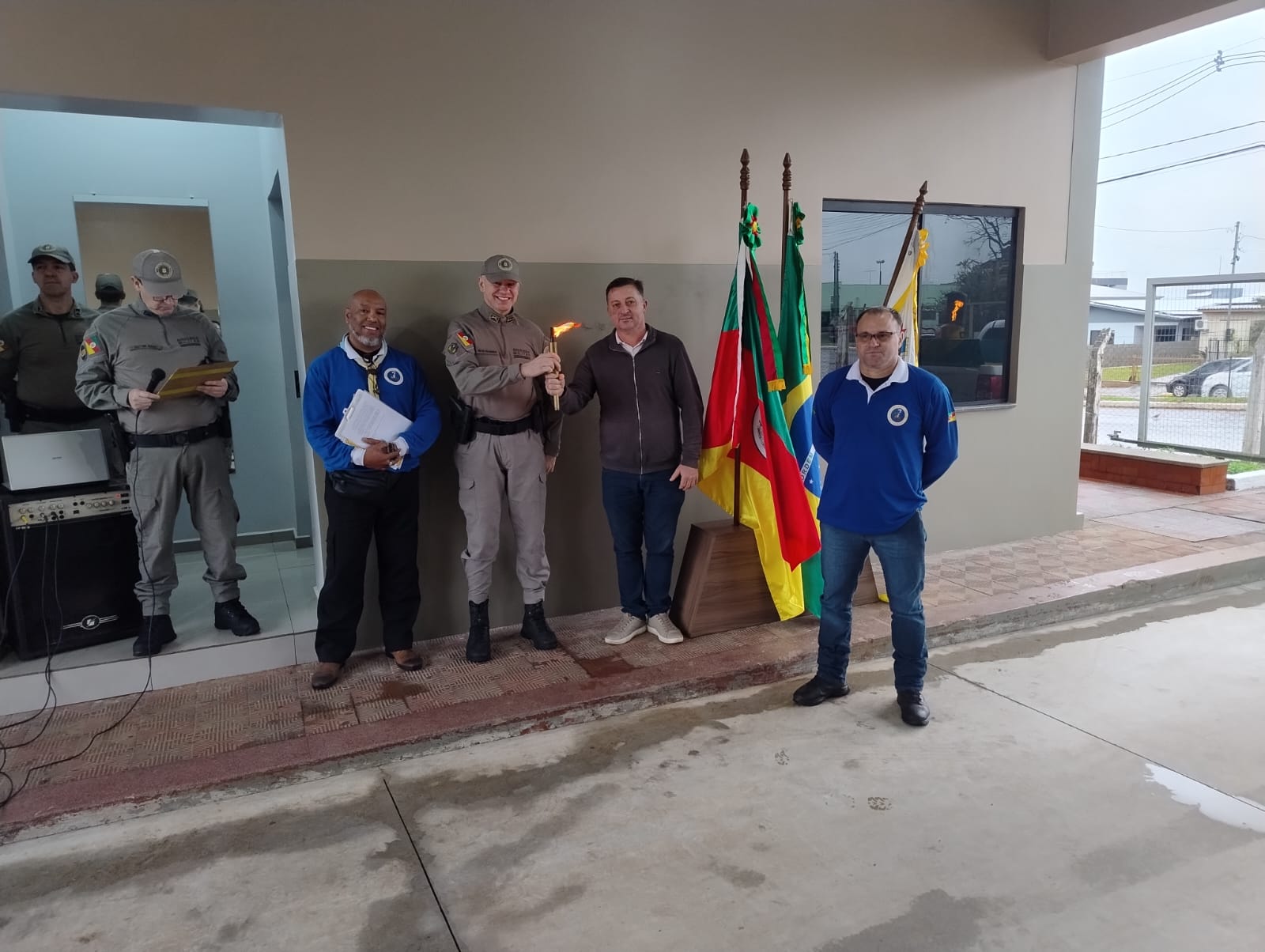 Foto relacionada à notícia: Fogo Simbólico da Pátria chega a Três Passos e marca início das celebrações da Semana da Pátria