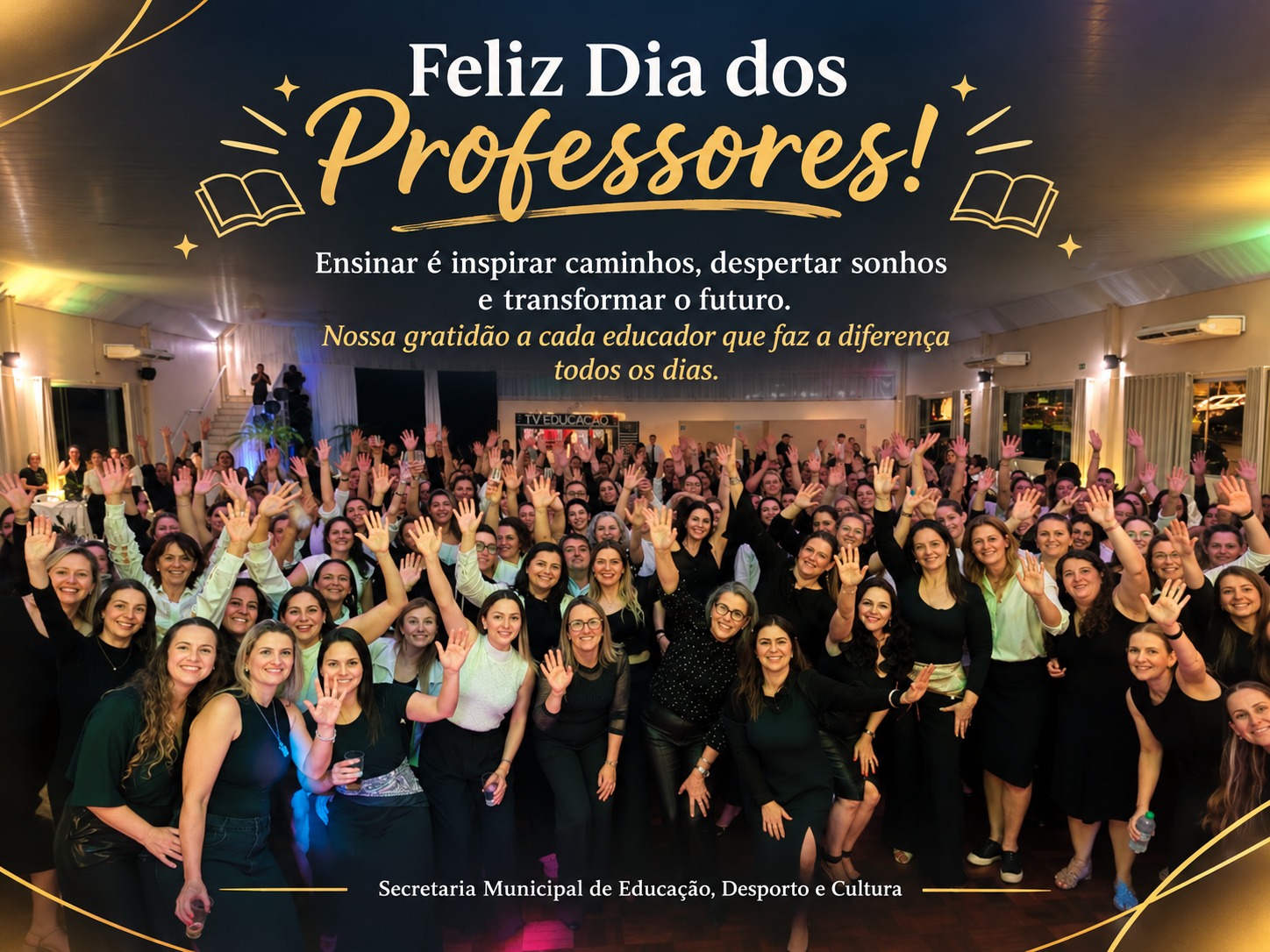 Foto relacionada à notícia: FELIZ DIA DOS PROFESSORES!